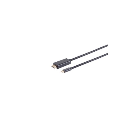 S-IMPULS 10-57045 18m HDMI to USB-C Adapter Cable - 4K@30Hz Quality, Durable & High Performance!